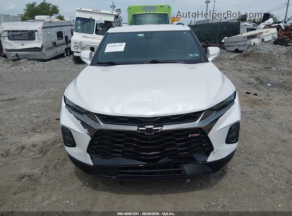 3GNKBKRS4LS551135 2020 CHEVROLET BLAZER White Вид щитка приладів