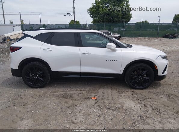 3GNKBKRS4LS551135 2020 CHEVROLET BLAZER White Вид задньої частини салону