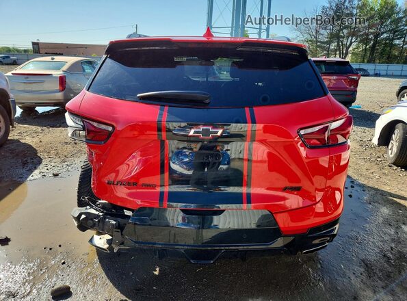 3GNKBKRS4LS576665 2020 CHEVROLET BLAZER Red Vista trasera