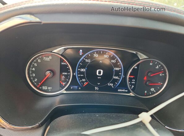 3GNKBKRS4LS603993 2020 CHEVROLET BLAZER Blue Սարքավորումների վահանակի տեսք