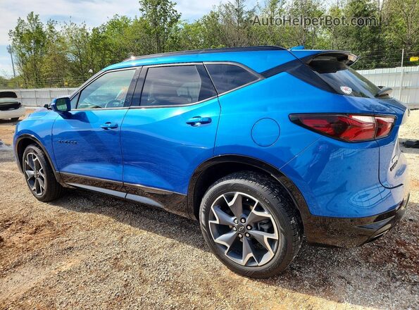 3GNKBKRS4LS603993 2020 CHEVROLET BLAZER Blue Հետևի ձախ