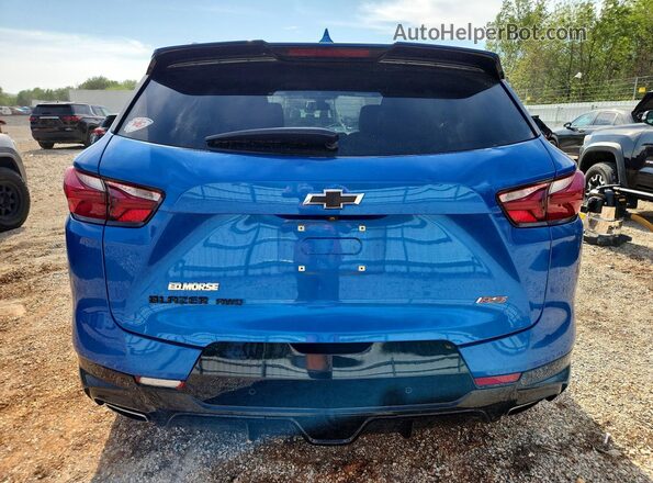 3GNKBKRS4LS603993 2020 CHEVROLET BLAZER Blue Հետևի տեսք
