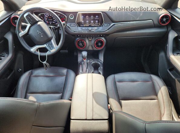 3GNKBKRS4LS603993 2020 CHEVROLET BLAZER Blue Առջևի վահանակի տեսք