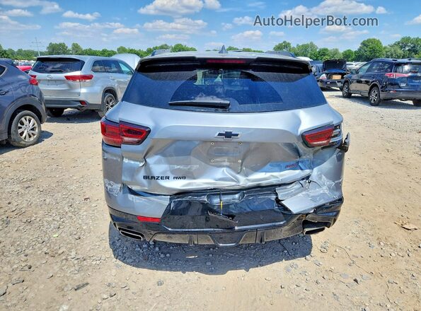 3GNKBKRS4RS150581 2024 CHEVROLET BLAZER Gray უკანა ხედი