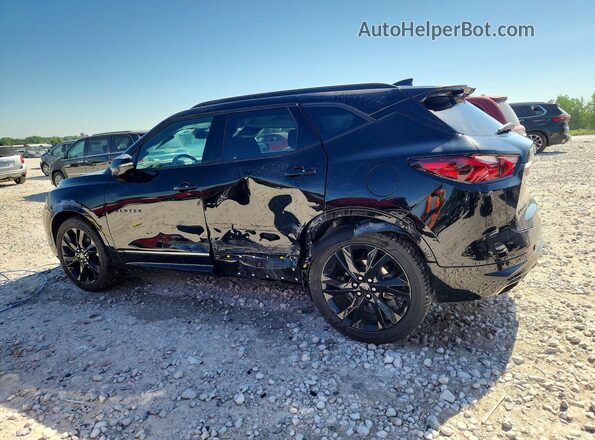 3GNKBKRS5NS225380 2022 CHEVROLET BLAZER Black Tył lewy
