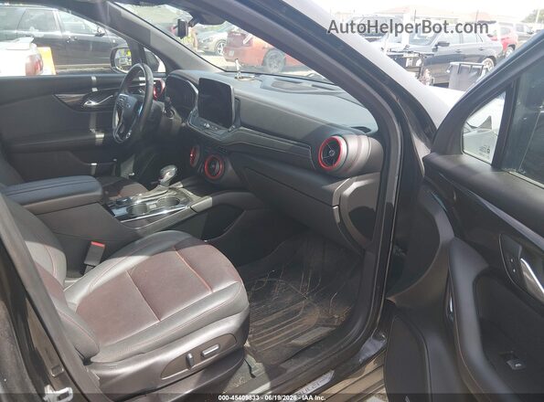 3GNKBKRS5PS189810 2023 CHEVROLET BLAZER Black წინა სალონის ხედი