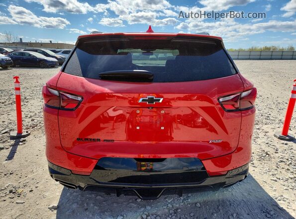3GNKBKRS6LS624926 2020 CHEVROLET BLAZER Red Widok z tyłu