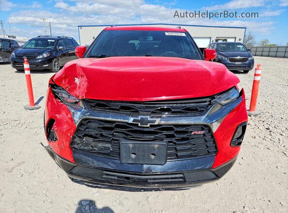 3GNKBKRS6LS624926 2020 CHEVROLET BLAZER Red Widok z przodu