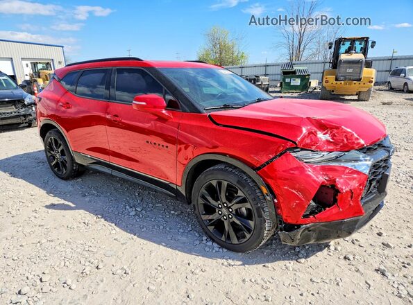 3GNKBKRS6LS624926 2020 CHEVROLET BLAZER Red Przód prawy