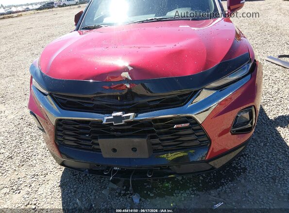 3GNKBKRS6LS655254 2020 CHEVROLET BLAZER Red Vista frontal