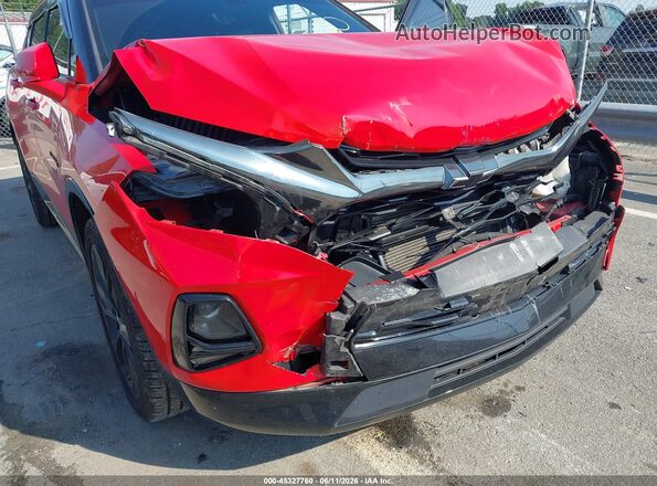 3GNKBKRS7MS522245 2021 CHEVROLET BLAZER Red წინა ხედი