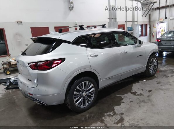 3GNKBKRS8KS682082 2019 CHEVROLET BLAZER Серебряный Задняя правая четверть