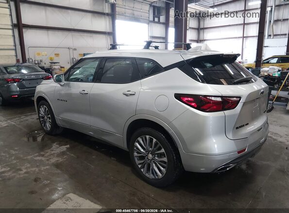 3GNKBKRS8KS682082 2019 CHEVROLET BLAZER Серебряный Задняя левая четверть
