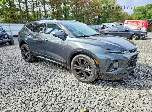 3GNKBKRSXLS530922 2020 CHEVROLET BLAZER Gray Przód prawy