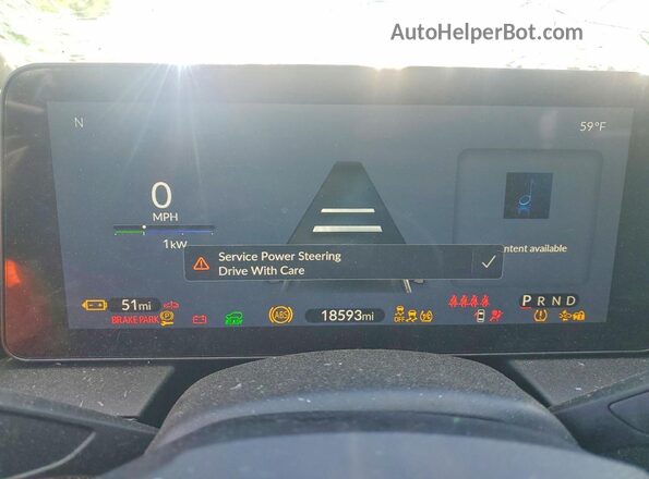 3GPKHVRJ7RS534272 2024 HONDA PROLOGUE Blue Սարքավորումների վահանակի տեսք