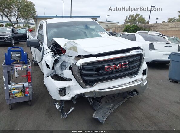 3GTN8AEF1MG378377 2021 GMC SIERRA White წინა ხედი