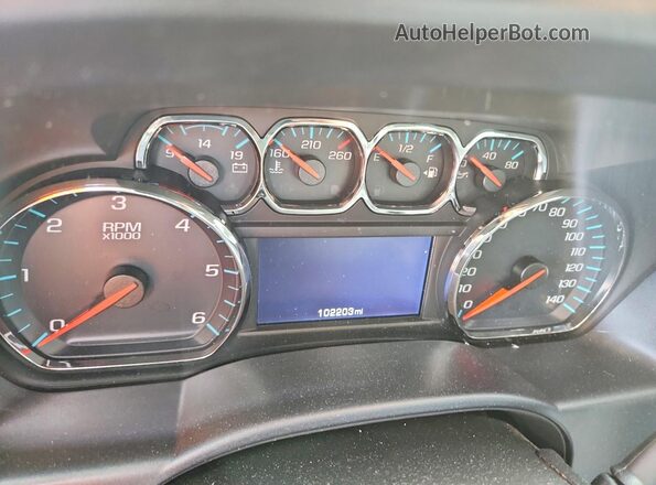 3GTP1MEC9HG429893 2017 GMC SIERRA Black Widok zestawu wskaźników