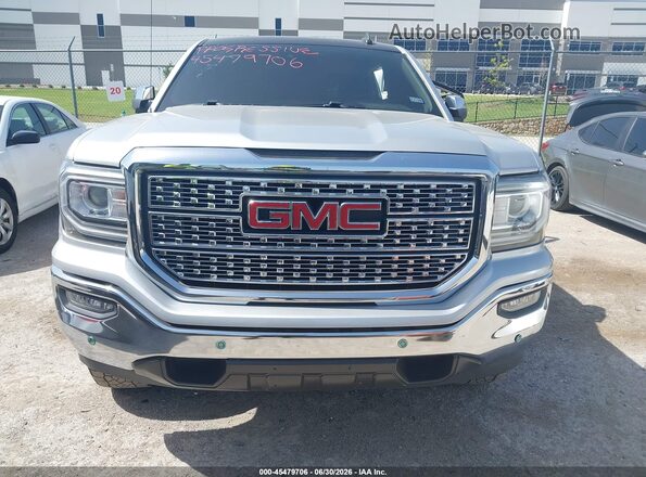 3GTP1NEC0JG188589 2018 GMC SIERRA Silver Սարքավորումների վահանակի տեսք