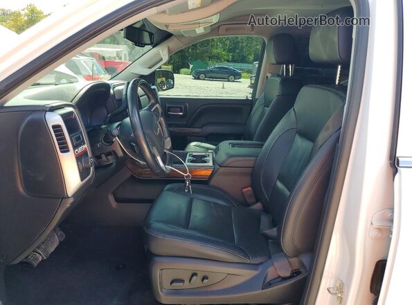 3GTP1NEC2JG636959 2018 GMC SIERRA White წინა სალონის ხედი