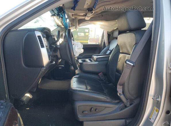 3GTP1NEC5HG376857 2017 GMC SIERRA Silver წინა სალონის ხედი