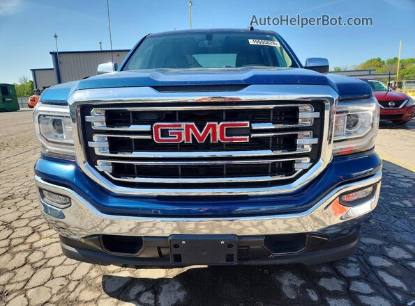 3GTP1NEC5JG155605 2018 GMC SIERRA Blue Widok z przodu