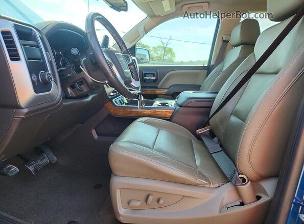 3GTP1NEC5JG155605 2018 GMC SIERRA Blue Widok wnętrza z przodu