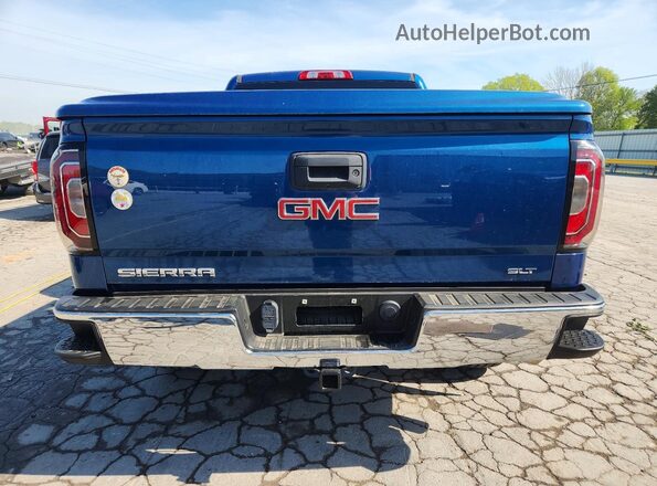 3GTP1NEC5JG155605 2018 GMC SIERRA Blue Widok z tyłu