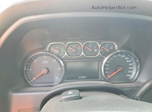 3GTP1NEC5JG192752 2018 GMC SIERRA White Սարքավորումների վահանակի տեսք