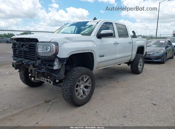 3GTP1NEC7JG559442 2018 GMC SIERRA White წინა მარცხენა ხედი სამი მეოთხედიდან