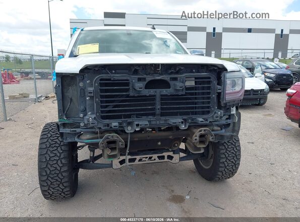3GTP1NEC7JG559442 2018 GMC SIERRA White ხელსაწყოთა პანელის ხედი