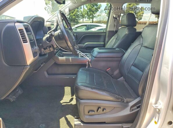 3GTP1PEC8HG489925 2017 GMC SIERRA Silver წინა სალონის ხედი