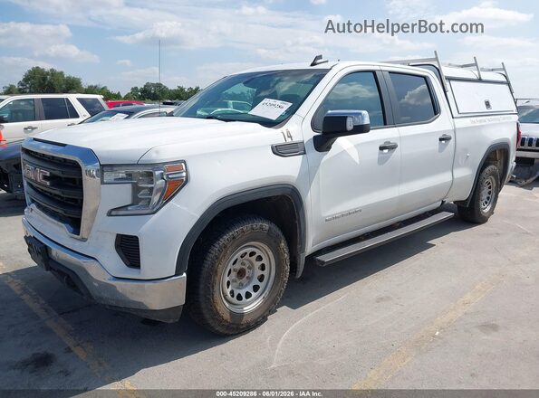 3GTP8AEFXLG285896 2020 GMC SIERRA White Առջևի ձախ երեք քառորդ տեսարան