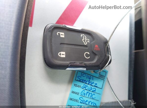 3GTP8CEK9NG135368 2022 GMC SIERRA Black Widok deski rozdzielczej