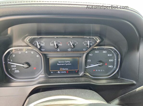 3GTP8DED2LG264430 2020 GMC SIERRA White Սարքավորումների վահանակի տեսք