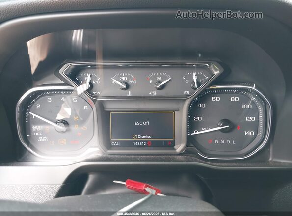 3GTP8DED4KG304389 2019 GMC SIERRA Gray Widok tylnych siedzeń