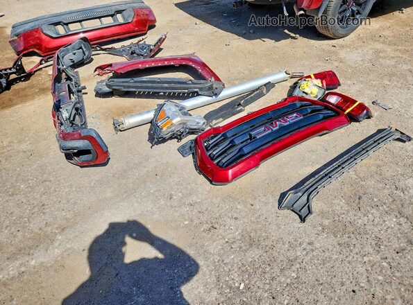 3GTP9CEK2MG460245 2021 GMC SIERRA Red ძრავის განყოფილების ხედი