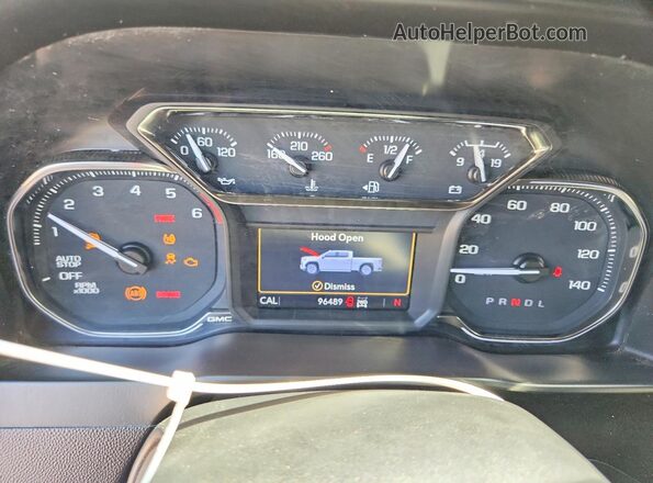 3GTP9CEK2MG460245 2021 GMC SIERRA Red ხელსაწყოთა პანელის ხედი