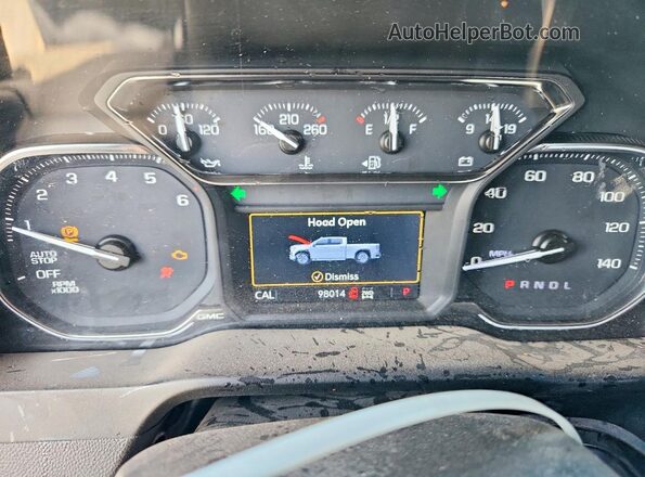 3GTP9EEL7KG130733 2019 GMC SIERRA Red Instrument cluster view