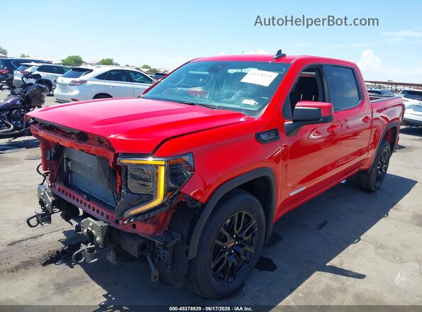 3GTPHCED3RG279005 2024 GMC SIERRA Красный Передняя левая четверть