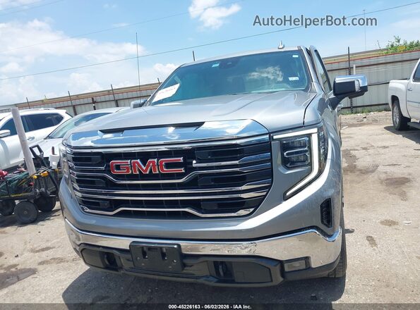 3GTPHDED8PG124632 2023 GMC SIERRA Gray Առջևի վահանակի տեսք