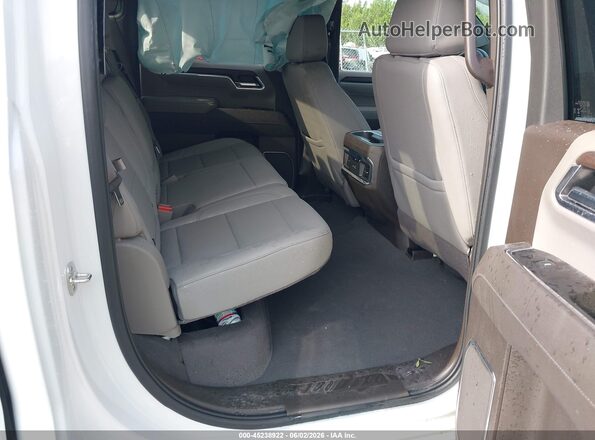 3GTPHDED9SG388046 2025 GMC SIERRA White VIN კოდის სტიკერის ხედი