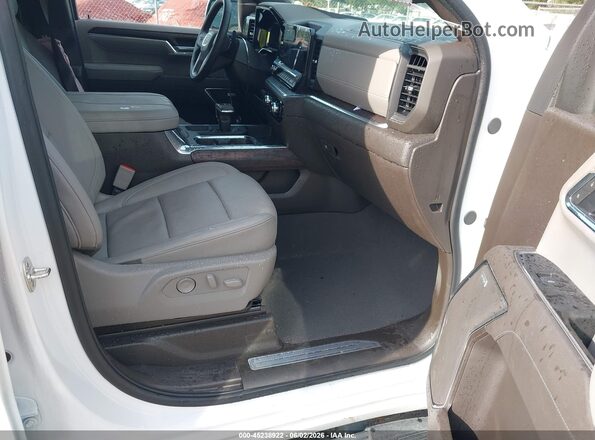 3GTPHDED9SG388046 2025 GMC SIERRA White წინა სალონის ხედი