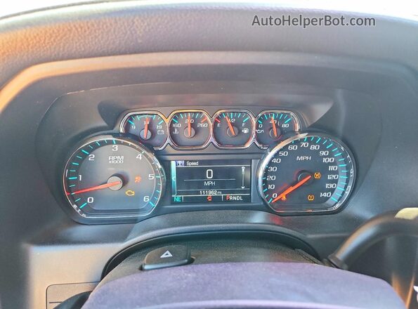 3GTU2MEC0HG150395 2017 GMC SIERRA Black Instrument cluster view