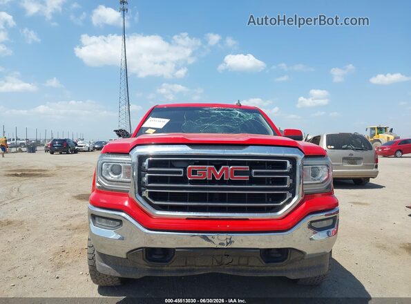 3GTU2MEC3HG232654 2017 GMC SIERRA Красный Вид щитка приборов