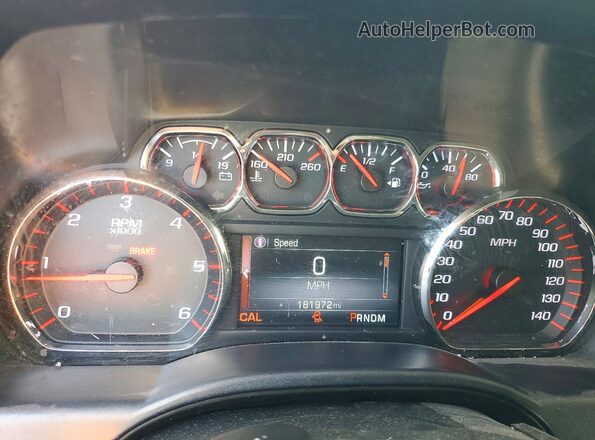 3GTU2MECXGG228650 2016 GMC SIERRA Silver Widok zestawu wskaźników