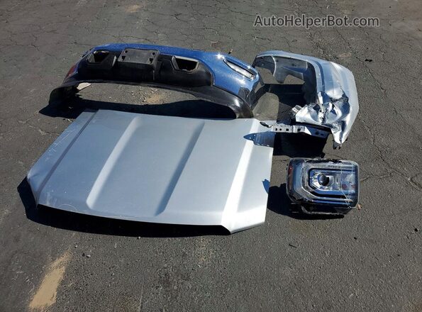 3GTU2MECXGG228650 2016 GMC SIERRA Silver Widok komory silnika