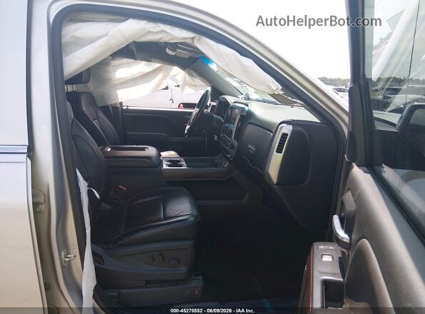3GTU2NEC0HG453490 2017 GMC SIERRA Silver წინა სალონის ხედი