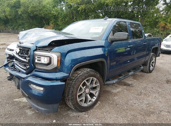 3GTU2NEC1HG475546 2017 GMC SIERRA Blue Передня ліва чверть