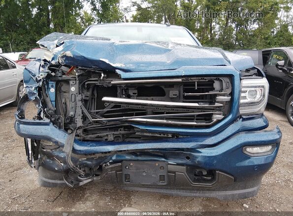 3GTU2NEC1HG475546 2017 GMC SIERRA Blue Вид щитка приладів