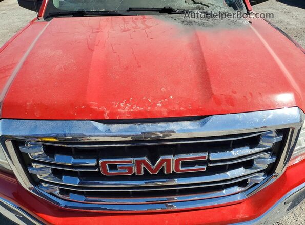 3GTU2NEC2HG227788 2017 GMC SIERRA Red Вид задньої частини салону